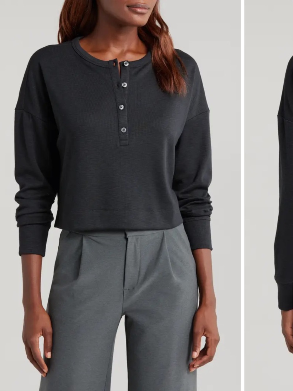 Vuori L/S Sunrise Oversize Henley